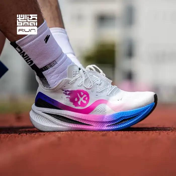 BMAI 42KM Marathon plaque de carbone 70D hommes chaussures de course respirant amorti homme baskets concepteur salle de