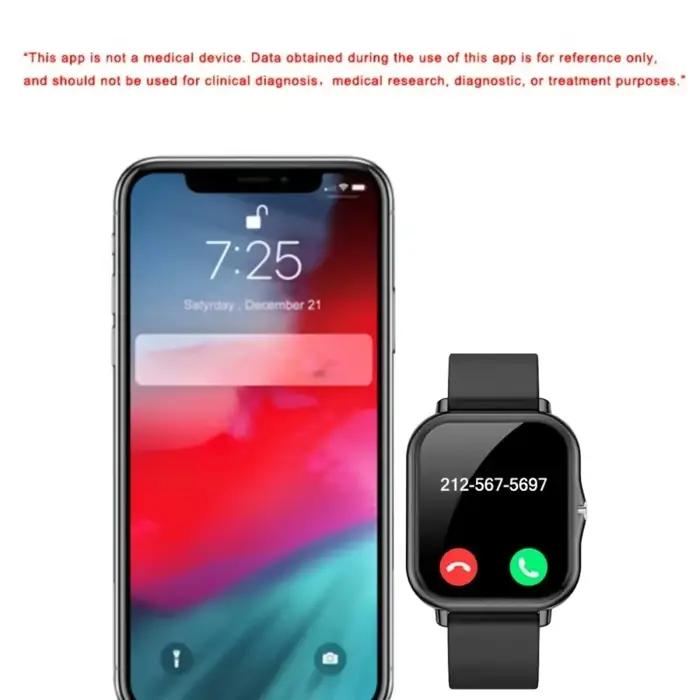 Montre connectée en alliage pour hommes et femmes