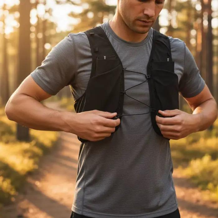 Gilet de course léger et portable