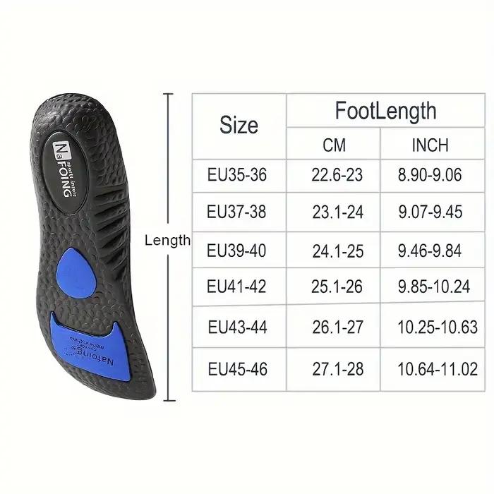 1 paire de semelles intérieures de sport, semelle intérieure élastique de course pour chaussures, Support de voûte plantaire, Absorption déodorante, semelles intérieures respirantes
