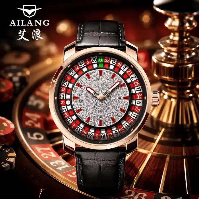 AILANG – montre mécanique entièrement automatique pour hommes