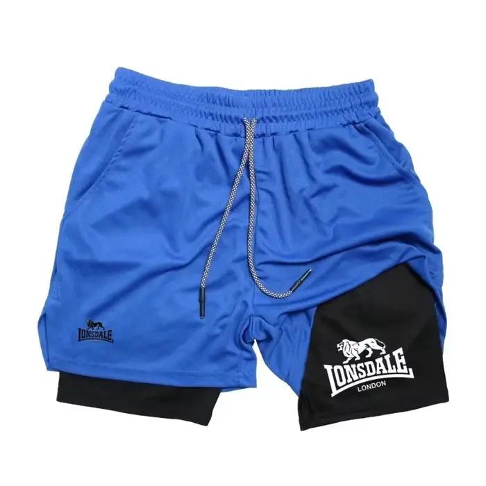 Shorts de course 2-en-1 pour hommes