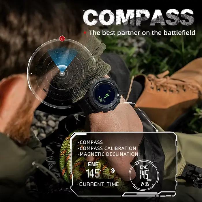 Km TH EDGE-Montre Numérique de dehors de Plein Air pour Homme