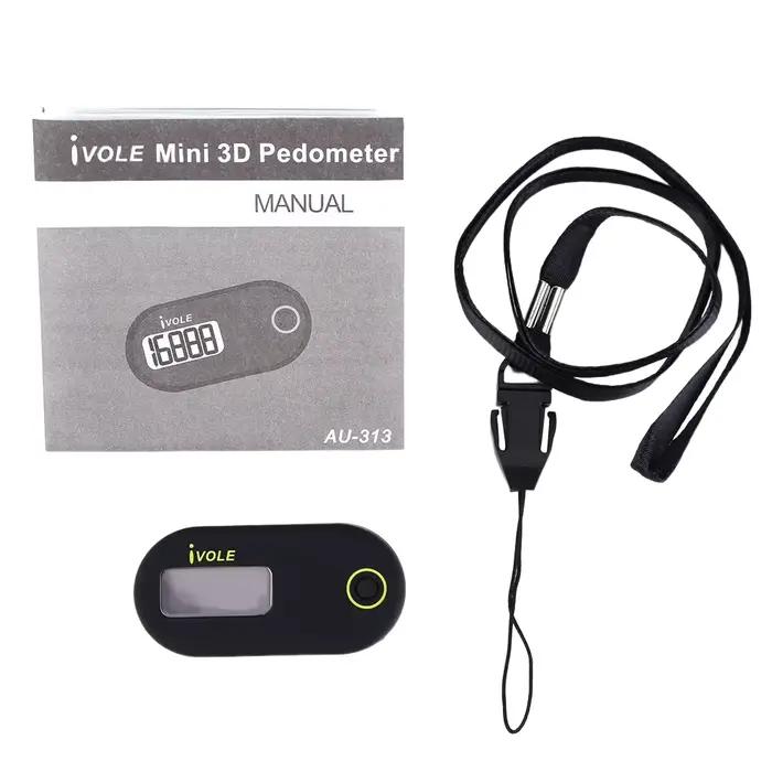 Simple Accurate Pedometer Portable Women Men Steps Watch with Clip for Jogging Running Walking Sports Accessories