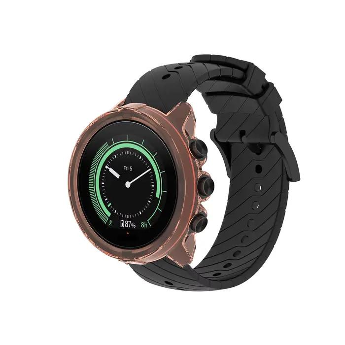 2 + 1 étui de Protection + Film en verre trempé pour montre intelligente Suunto 9 coque