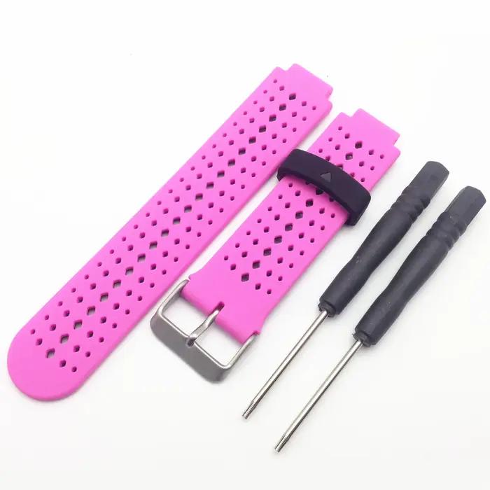 Bracelet de montre en Silicone pour Garmin Forerunner 235/220/230/620/630/735XT