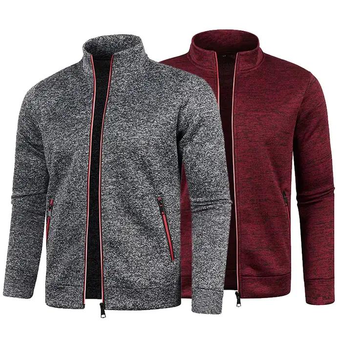 Hiver hommes veste Sport vestes de course coupe-vent manteau chaud mâle formation Fitness sweat vêtements d'entraînement