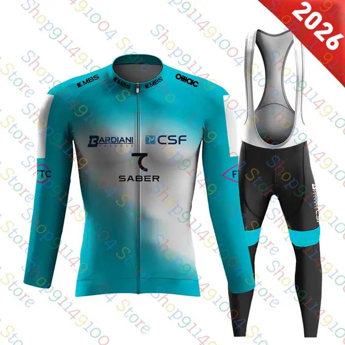 Ensemble de maillot de cyclisme Bardiani CSF Team 2026 pour hommes