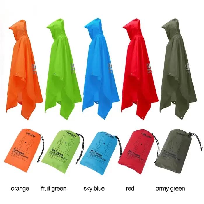 Veste de pluie imperméable 3 en 1 pour l'extérieur