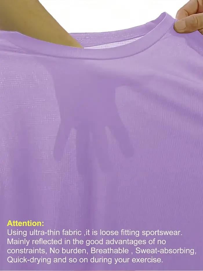 T-Shirt de Sport ultraléger à séchage rapide pour femmes, couleur unie, léger et respirant, chemise de Compression de gymnastique de course
