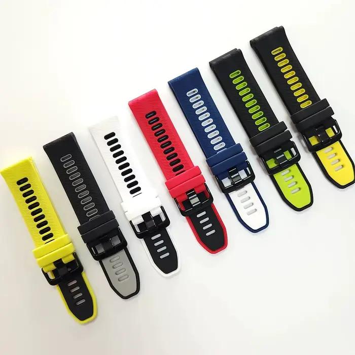 Bracelet de Sport en Silicone pour Garmin Forerunner 965