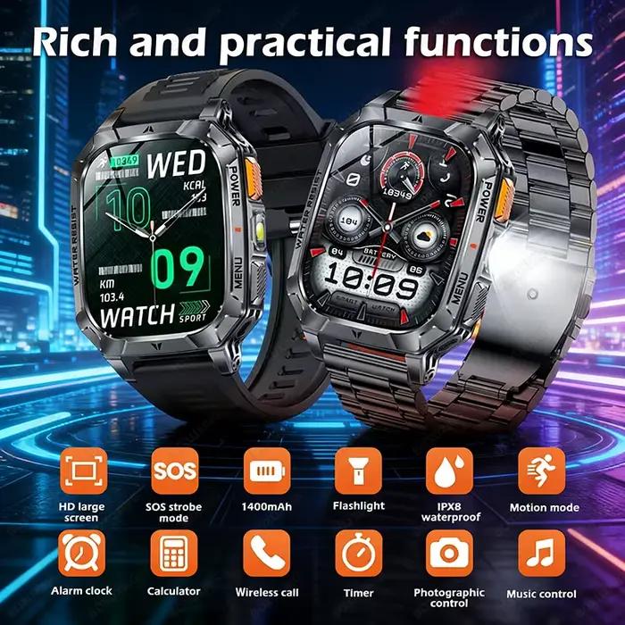 Nouvelle montre connectée 2026 étanche 3ATM avec appels HD