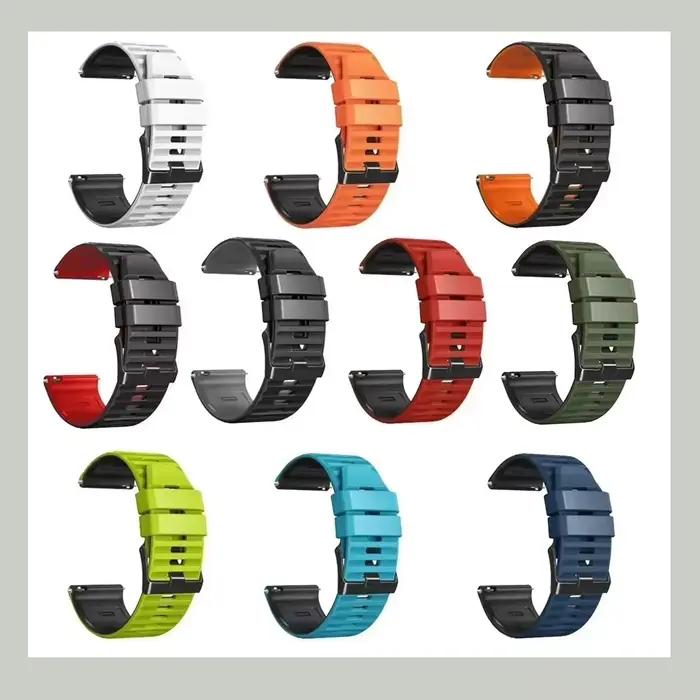 Bracelet de montre en Silicone de 24mm