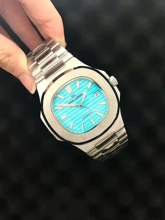 Tiffany – montre automatique bleue