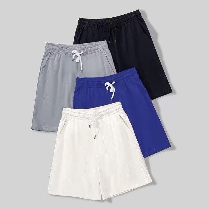 Shorts de Sport Polyester Hommes Confortables pour Jogging Gym Basket Fitness Plage Occasions Spéciales