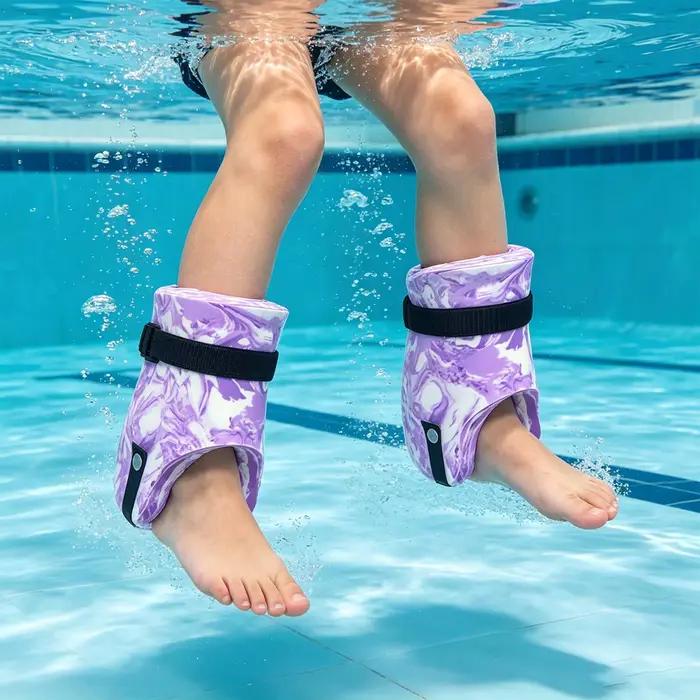Poids de cheville aquatiques réglables (2 pièces) pour aquagym