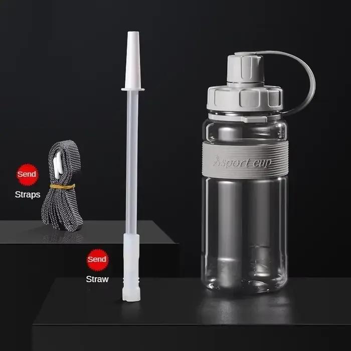 Grande bouteille d'eau de 2 litres avec paille 2L/1.5L/1L/0.6L
