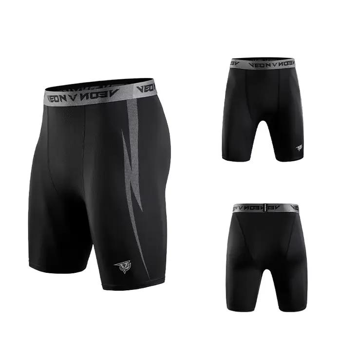 Veidoorn short de Compression sous-vêtements pour hommes Spandex course entraînement athlétique Leggings sport