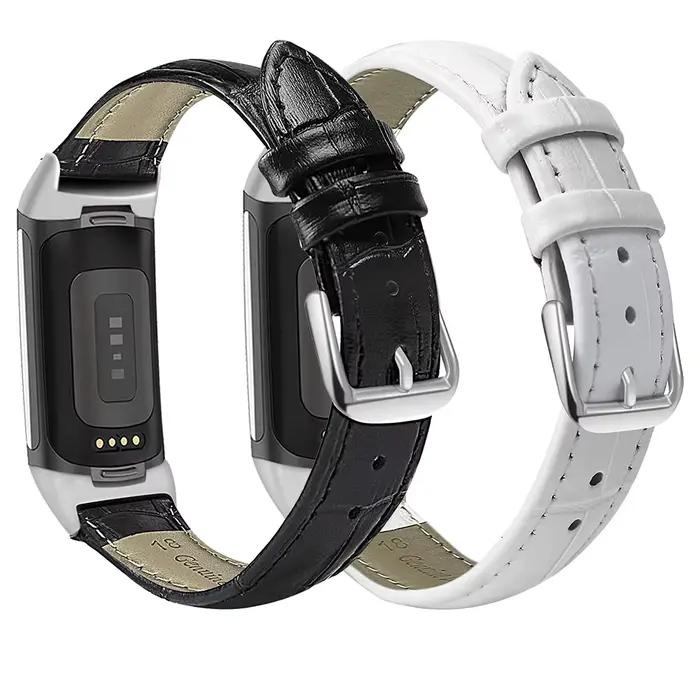 Bracelet en cuir de qualité supérieure pour Fitbit