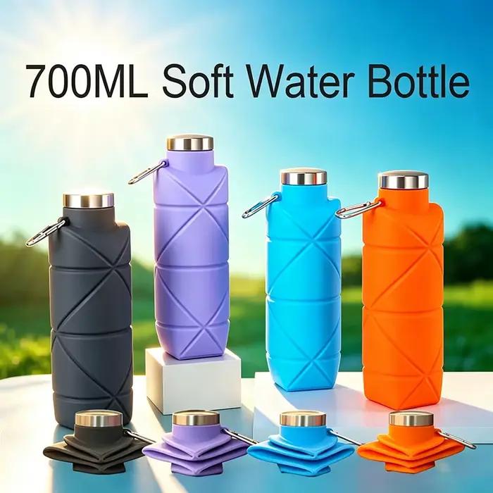 Gourde souple en silicone de 700 ml pour la course à pied YDSH05