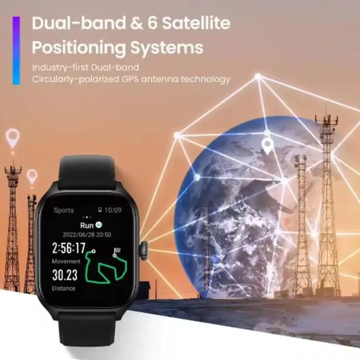Nouveau Amazfit GTS 4 montre intelligente pour femme 42 mm de diamètre Zepp OS avec GPS Alexa surveillance de la fréquence cardiaque 24 heures intégrée pour iOS Android