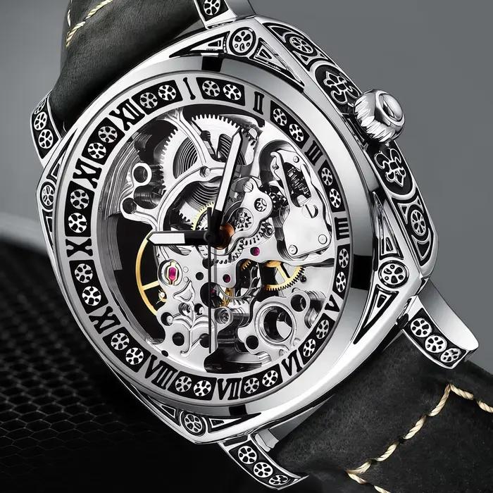 Montre mécanique automatique de luxe pour homme BINBOND