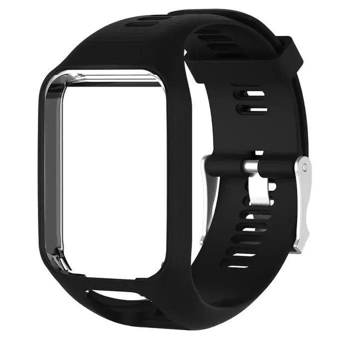 Bracelet de remplacement en silicone pour TomTom Runner 2 3 sportif pour homme et femme personnalisation de style occasionnelle et quotidienne