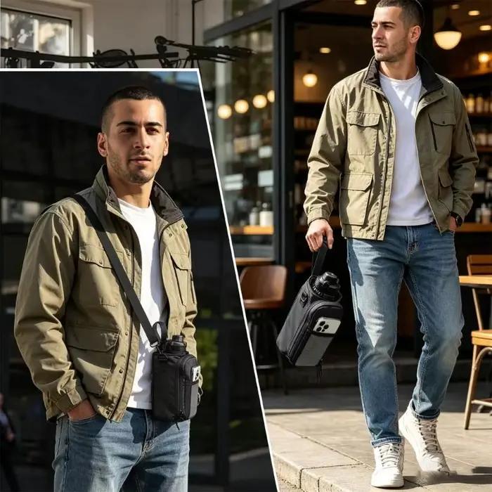 Ceinture boisson en Nylon avec attache latérale