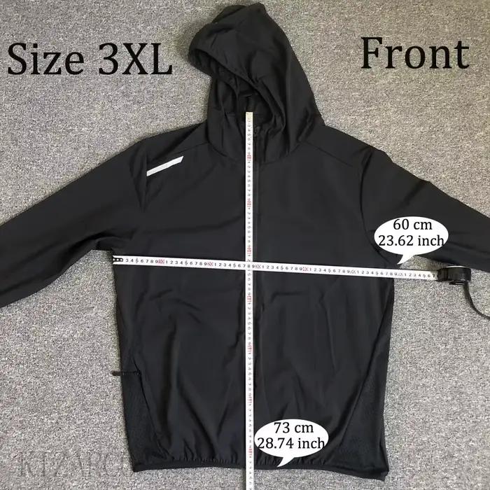 2025 veste de course automne réfléchissant salle de sport à capuche hommes manteau Jogging dégradé couleur vêtements