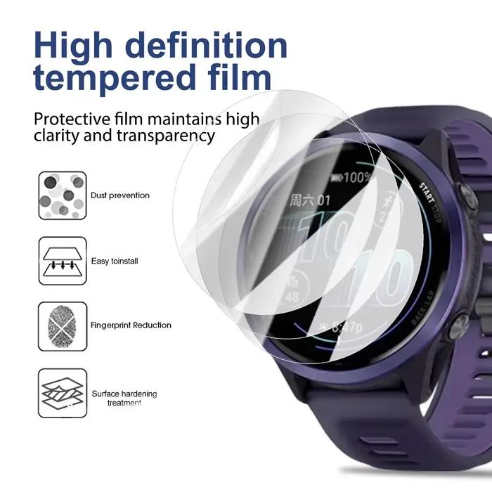 Pour Garmin Forerunner 965 570 955 265 265S 255 255S Film de protection Hydrogel protecteur d'écran HD