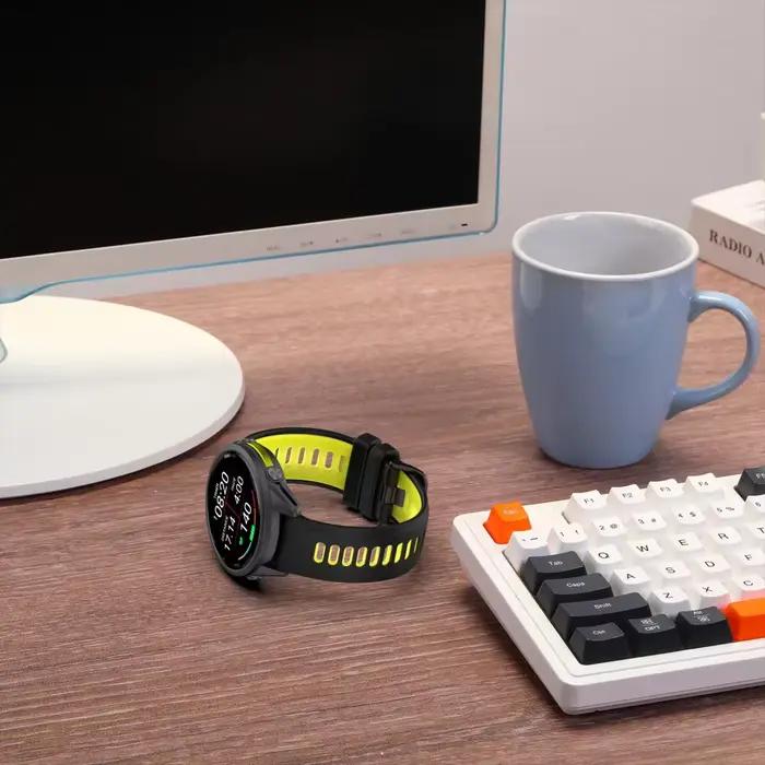 Bracelet en Silicone officiel pour Garmin Forerunner 970 965 955