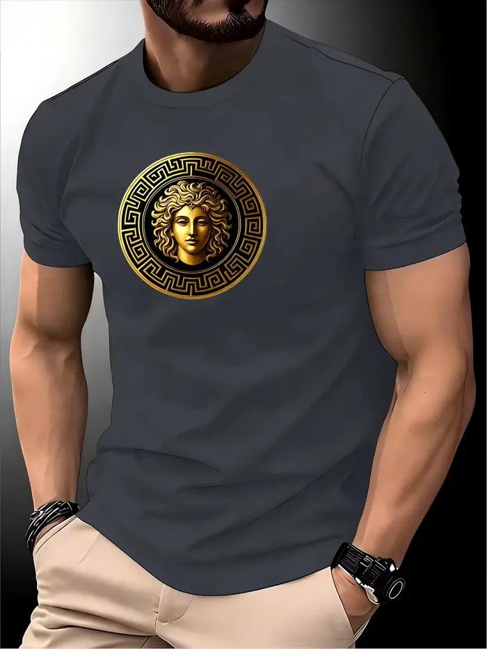 T-shirt de course à col rond pour homme