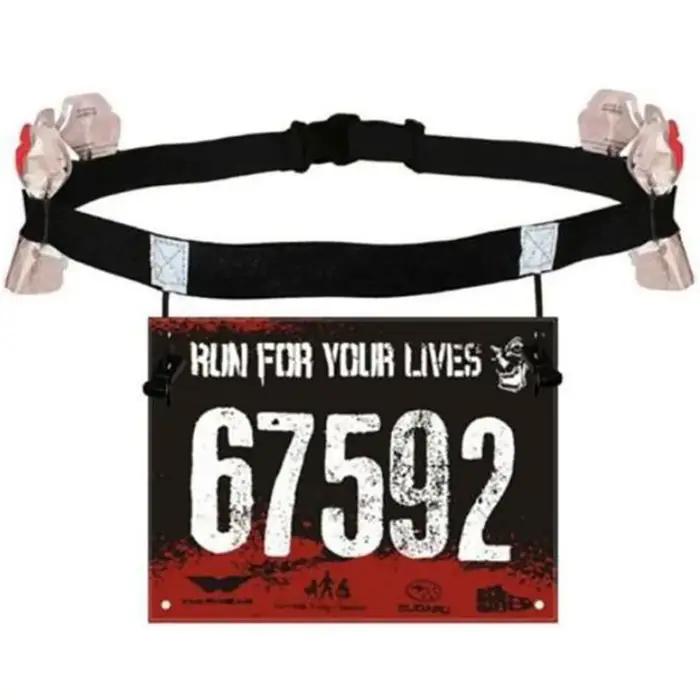 Ceinture de numéro de course en Polyester Durable