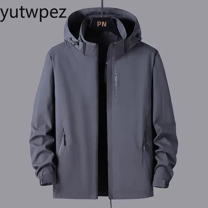 Veste de pluie imperméable et coupe-vent légère à capuche pour la randonnée