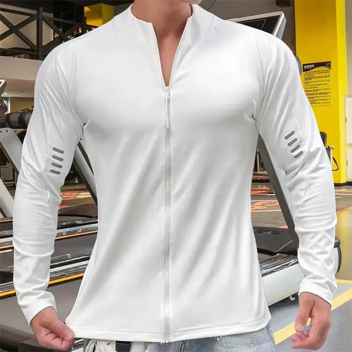 Veste de fitness à manches longues pour hommes