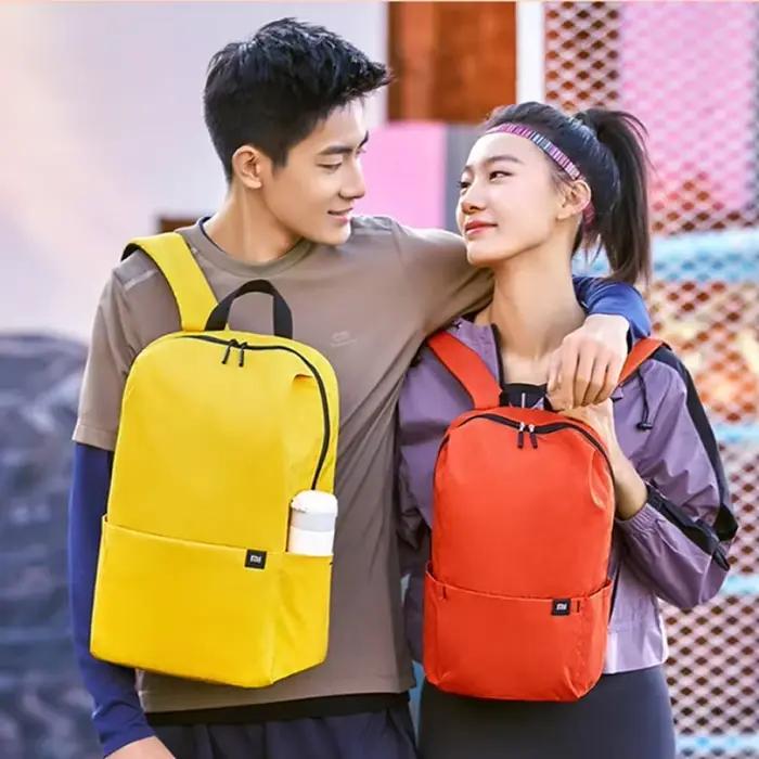 Original Xiaomi Mi petit sac à dos ville loisirs voyage sac de sport 10L sac étanche unisexe multicolore combinaison sac intelligent
