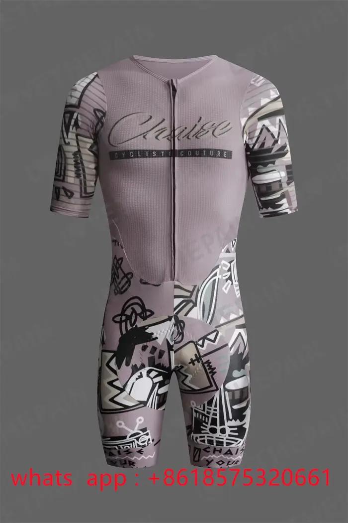 Ensemble de maillots de vélo de route pour hommes été respirant en gel confortable pour cyclisme loisirs et compétitions