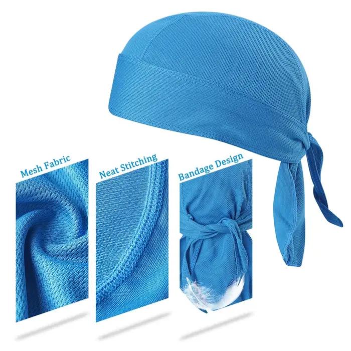 Bandeau de vélo casquette anti-transpiration foulard de cyclisme chapeau de protection solaire à séchage rapide