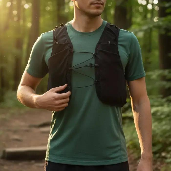 Gilet de course léger et portable