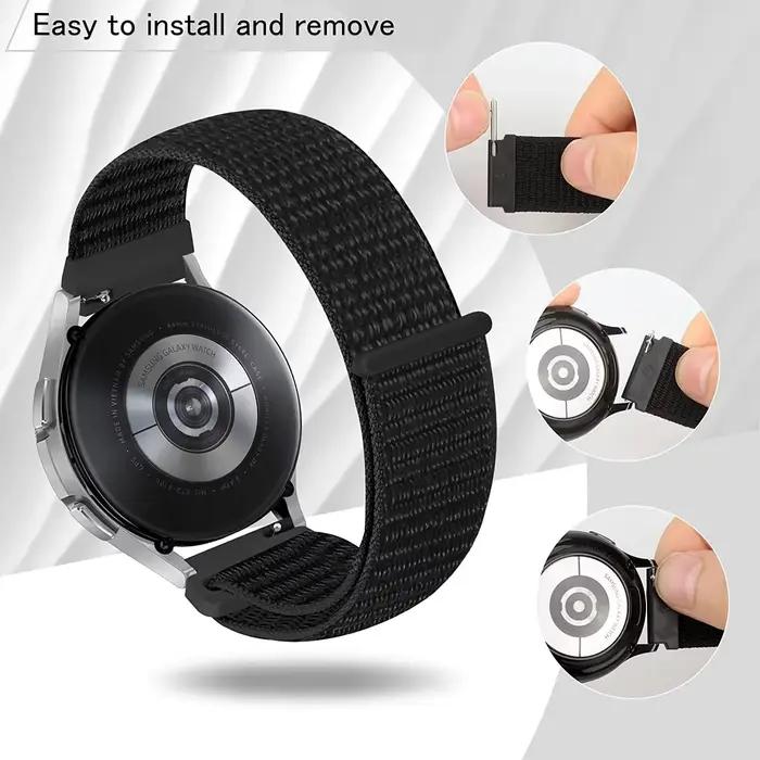 Bracelet de montre en nylon pour femmes compatibles avec Coros PACE 2, PACE 3, APEX 2, APEX 42mm, APEX 46mm, APEX Pro occaions sportives et loisirs