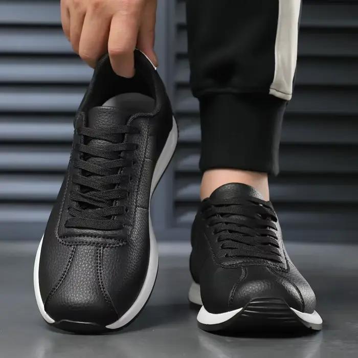 Loisirs course été mode anti-dérapant alpinisme en cuir PU chaussures de sport Tennis tendance vente chaude hommes blanc