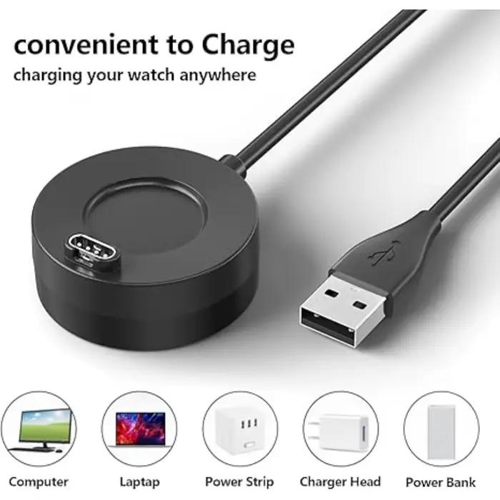 Pour Garmin Garmin Forerunner 965 955 945 935 745 265 255 245 165 55 45 chargeur de montre intelligente USB chargeur de remplacement