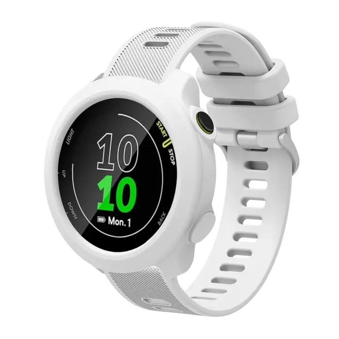 Bracelet de montre pour Garmin Forerunner 158 55, Bracelet de remplacement en Silicone, bracelet intelligent et étui de protection