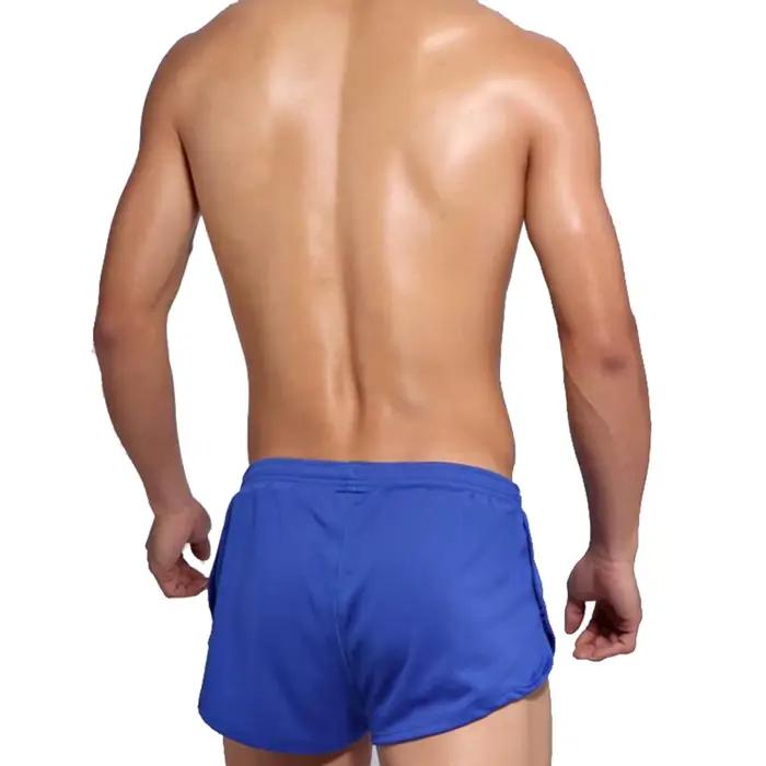 Été séchage rapide hommes Sport course Shorts mâle athlétique Jogging pantalons de survêtement respirant côté fendu