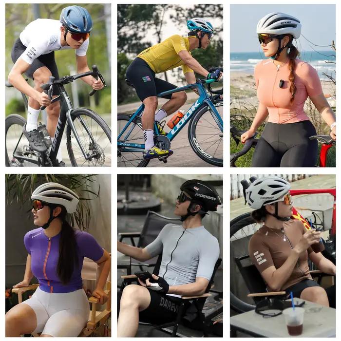 DAREVIE Maillot de cyclisme anti-UV éventuelles F 50 + pour homme et femme