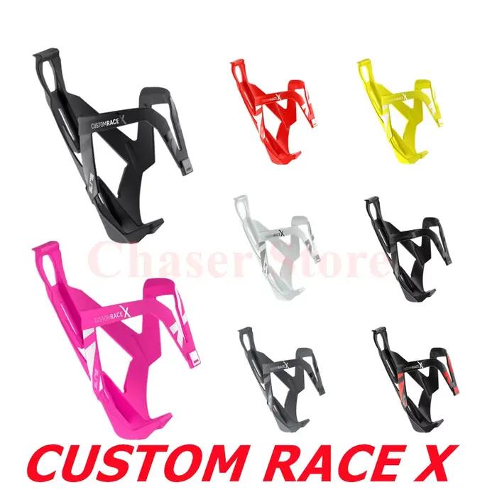 Porte-bouteille de vélo Elite Custom Race Plus Race X en fibre renforcée de plastique léger et robuste pour coureurs cyclistes et cadeaux ocasions spéciales
