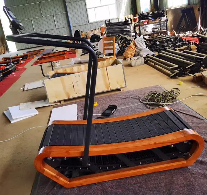 Tapis roulant incurvé en bois Non motorisé