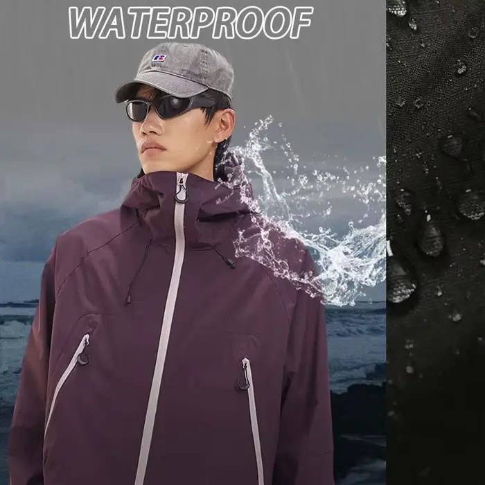 Veste de randonnée imperméable pour hommes et femmes