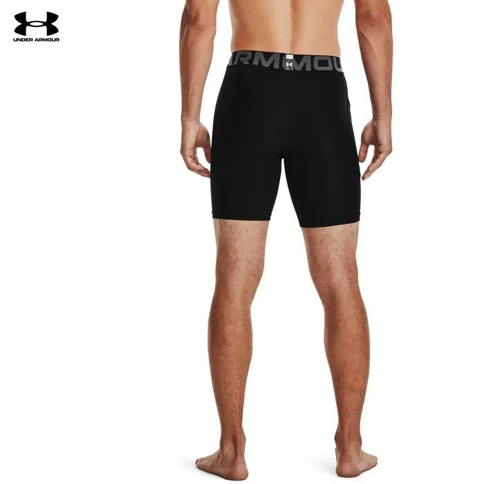 Under Armour HeatGear Original ®   Shorts de compression pour homme 3 pouces, anti-transpiration, ajustés, pour la course et la gym
