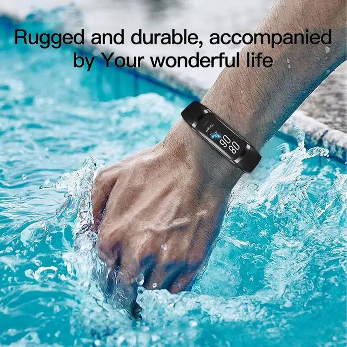 Amoled montre intelligente 2024 Smartwatch bande femmes fréquence cardiaque verrouillage du sang étanche connecté Bracelet intelligent Sport Fitness Tracker